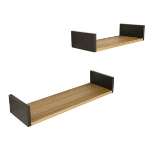 Combo x2 Repisas Toscana Negra